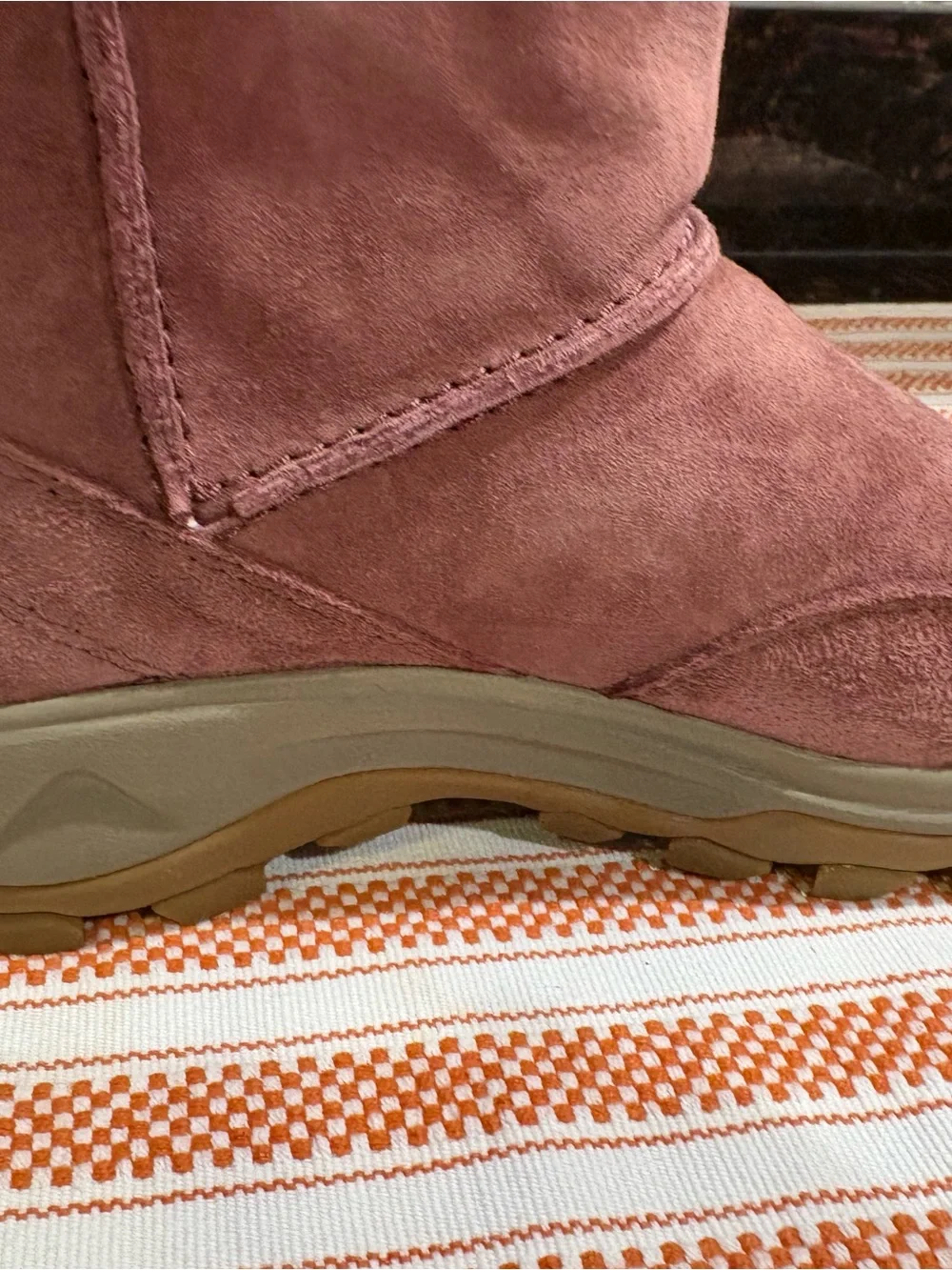 NWOT- Merrell Dusty Rose Suede Ankle Winter Boots